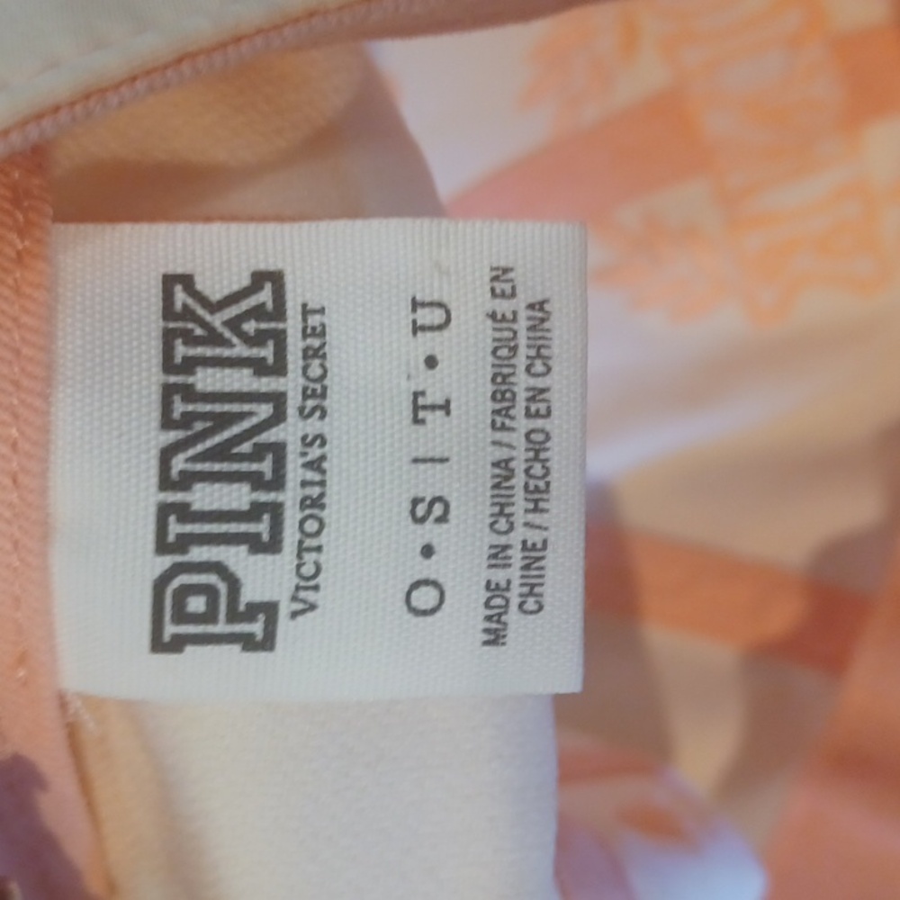 PINK Victoria's Secret Pale Peach Hat - Picture 5 of 5